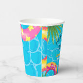 Splash Zwembad Party Zomer Zwemwater Verjaardag Papieren Bekers (Rechts)