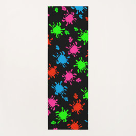 Splashed Black Yogamat