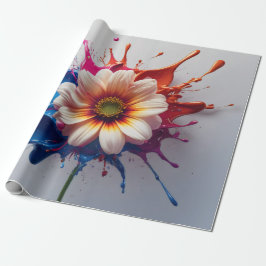 Splasherige bloei cadeaupapier