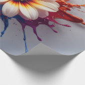 Splasherige bloei cadeaupapier (Hoek)