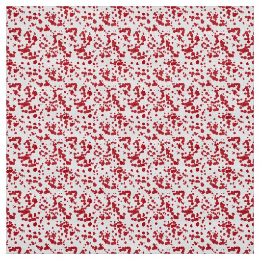 Splashes rode verf. stof (Swatch)