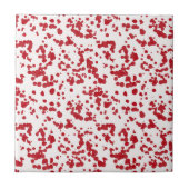 Splashes rode verf. tegeltje (Voorkant)