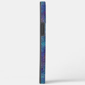 Splashes van de verfcyaan van de leftoverspray en Case-Mate iPhone case (Achterkant / Rechts)