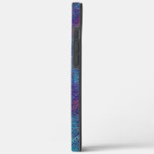 Splashes van de verfcyaan van de leftoverspray en Case-Mate iPhone case (Achterkant / Links)