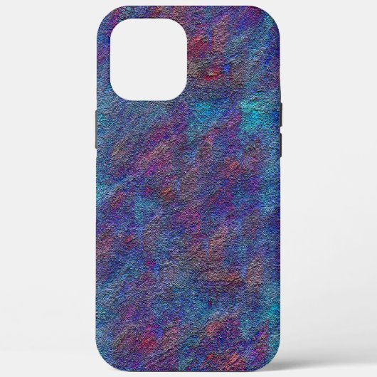 Splashes van de verfcyaan van de leftoverspray en Case-Mate iPhone case (Achterkant)