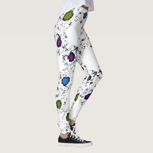 Splashes van Kleur Leggings (Rechts)