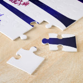 Splashes van kleur op Black Tree Silhouetten Legpuzzel (Zijkant)
