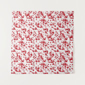 Splashes van rode verf wandkleed (Voorkant)