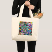 Splashes van Verf Grote Tote Bag (Voorkant (product))
