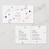 Splashes Visitekaartje (Voorkant / Achterkant)