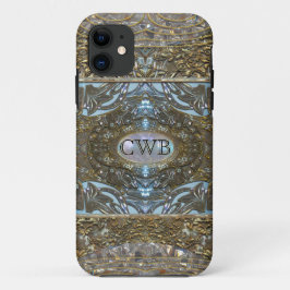 Splashforze Elegant Monogram iPhone 11 Hoesje