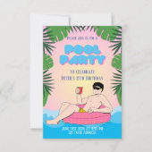 Splashin' Fun Pool Party Kaart (Voorkant)