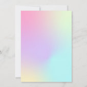 Splashin' in een eerste verjaardagsfeestje bedankkaart (Achterkant)