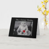 Splashing Baby Birthday Kaart (Gele Bloem)