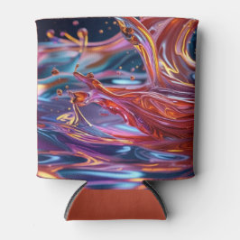 Splashing Color Liquids Blikjeskoeler