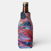 Splashing Color Liquids Flesjeskoeler (Fles Voorkant)