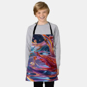 Splashing Color Liquids Schort (Gedragen)