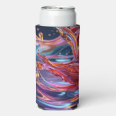 Splashing Color Liquids Seltzer Blikjeskoeler (Seltzer Achterkant)