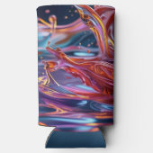 Splashing Color Liquids Seltzer Blikjeskoeler (Achterkant)