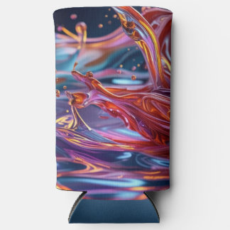 Splashing Color Liquids Seltzer Blikjeskoeler