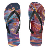 Splashing Color Liquids Teenslippers (Voetbed)