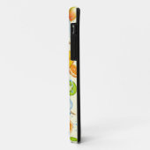 Splashing fruit verticale iPhone Case (Achterkant/links)