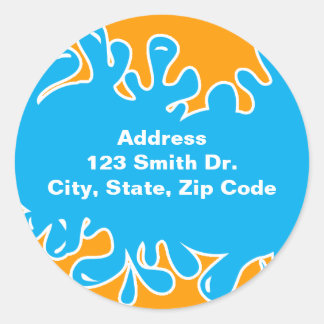 Splashing Fun! Ronde Sticker