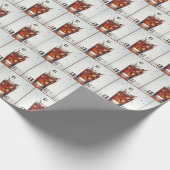 Splashing Ice Cubes in Whiskey Cadeaupapier (Hoek)