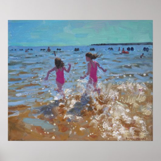 Splashing in het zee Clacton. 2014 Poster (Voorkant)