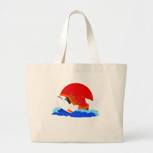 Splashing Koi Canvas tas