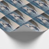 Splashing Leaping Dolphin: een dans van vreugde in Cadeaupapier (Hoek)
