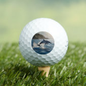 Splashing Leaping Dolphin: een dans van vreugde in Golfballen (Insitu Shirt)