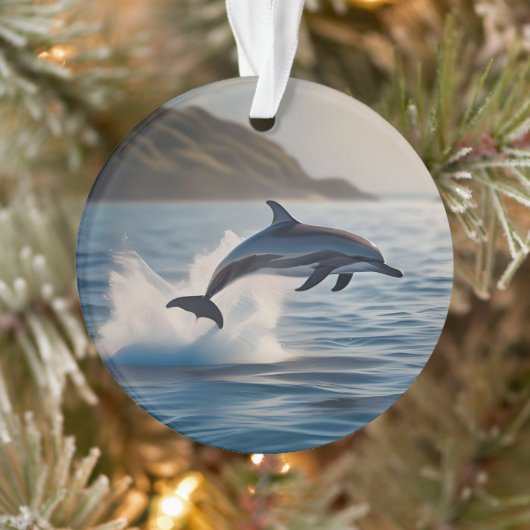 Splashing Leaping Dolphin: een dans van vreugde in Ornament (Boom)