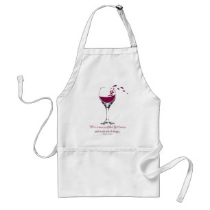 Splashing Merlot Apron Standaard Schort