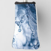 Splashing water met bellen Putter Golf Head Cove Golfheadcover (Draai 90)