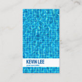 🏊♂️💦 Splashing Water Zwembad QR Visitekaartje (Voorkant)