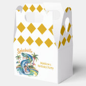 Splashville Water Slide Boy Verjaardagsfeestje Bedankdoosjes (Geopend)