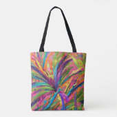 Splashy Art Tropische vibe Tote Bag (Achterkant)