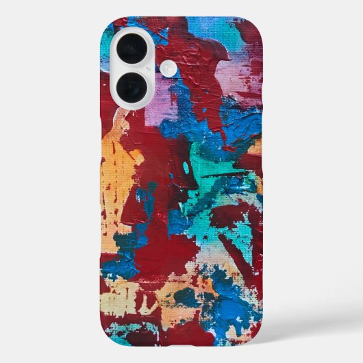 Splashy-Hand Painted Abstract Art Case-Mate iPhone Case (Achterkant)