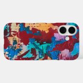 Splashy-Hand Painted Abstract Art Case-Mate iPhone Case (Achterkant (horizontaal))