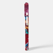 Splashy-Hand Painted Abstract Art Case-Mate iPhone Case (Achterkant / Links)
