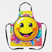 Splashy Happy Emoji Fun Schort (Voorkant)