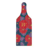 Splashy Herfst Bloemenglas Snijplank (Voorkant)