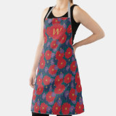 Splashy Herfst Floral All-Over Print Schort (Insitu)