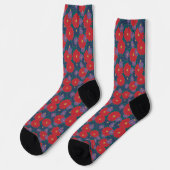 Splashy Herfst Floral Sokken (Links)