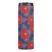 Splashy Herfst Floral Thermal Tumbler Thermosbeker (Achterkant)