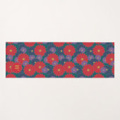 Splashy Herfst Floral Yoga Mat (Voorkant (horizontaal))