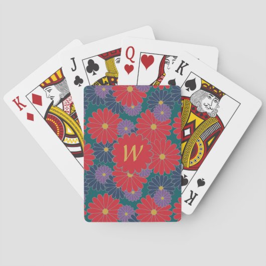 Splashy Herfst Klassieke afspeelkaarten Pokerkaarten (Achterkant)