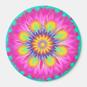 Splashy Pink Lady van Power Flower Magneet