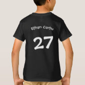 Splashy Red and Green American Football Helmet T-shirt (Achterkant)